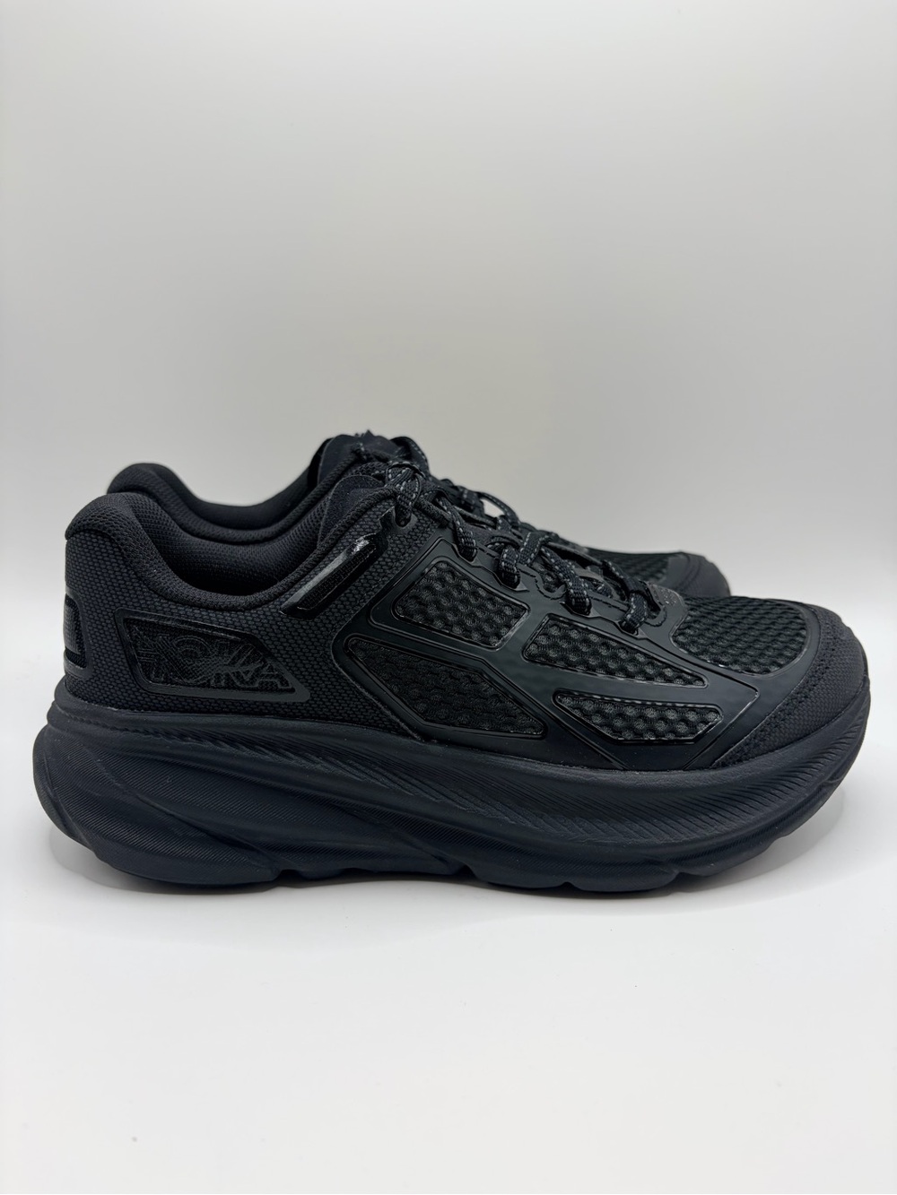 Hoka‎ Clifton One9 All-Black Athletic Running Sneakers 5.5M/6.5W